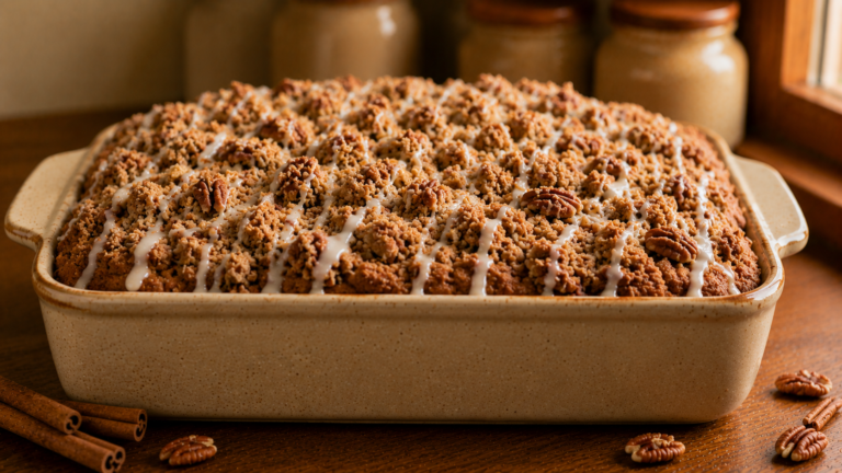 Irresistible Coffee Cake with Brown Sugar Cinnamon Streusel