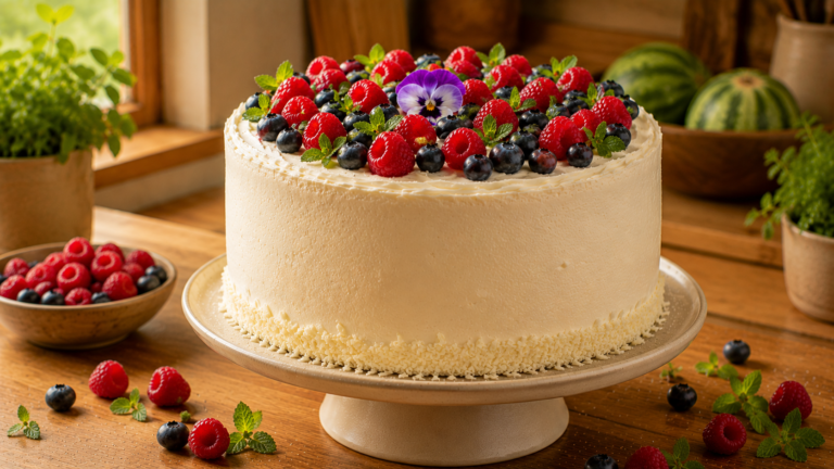 Sculpted Watermelon Cake That Wows at Every Summer Table