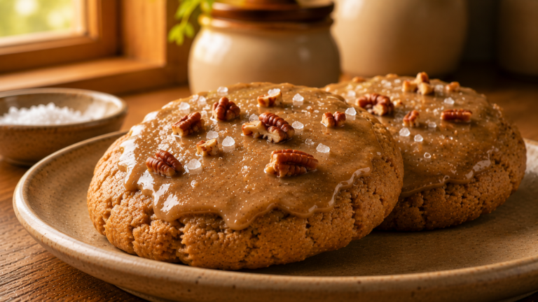 Warmly Spiced Maple Cookies With a Brown Butter Maple Glaze