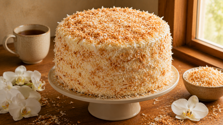 Dreamy Coconut Cake with Creamy Coconut Frosting