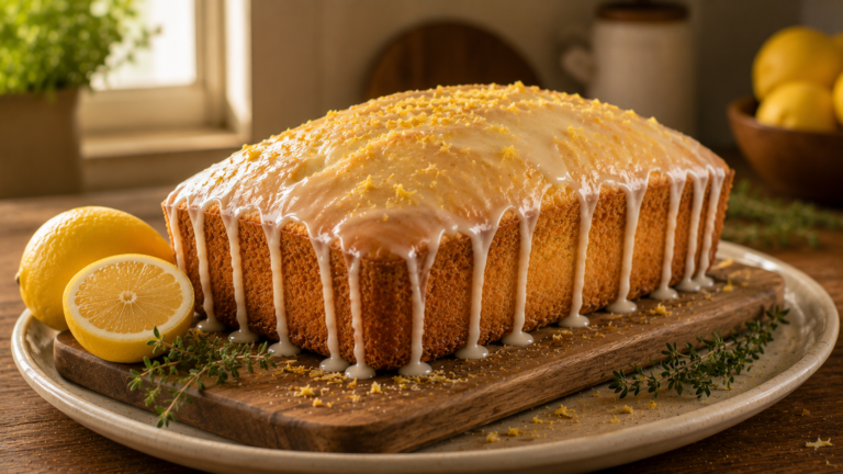 Tangy Lemon Cream Cheese Pound Cake That Melts in Your Mouth