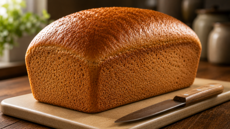 Wholesome Honey Wheat Bread with a Soft Tender Crumb