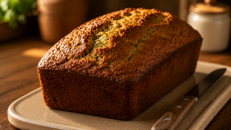 Moist Zucchini Banana Bread with a Hidden Veggie Boost