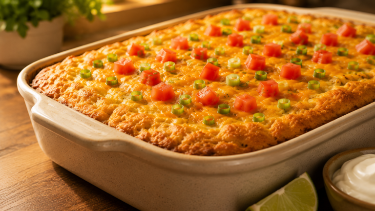 Cheesy Taco Pie with Cornbread You Will Make Every Taco Night