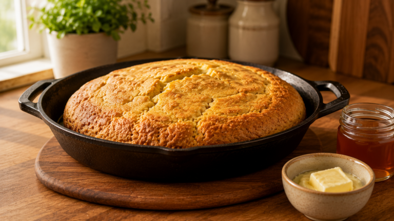 Crispy Skillet Bannock Bread Recipe with Golden Buttery Crust