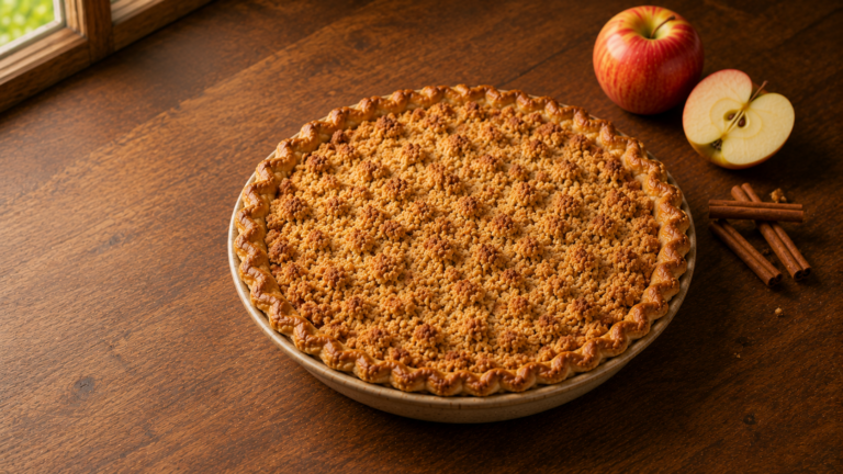 Classic Dutch Apple Pie With a Crumbly Cinnamon Streusel Top