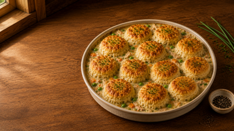 Cozy Chicken Pot Pie With Biscuits You’ll Crave All Winter Long