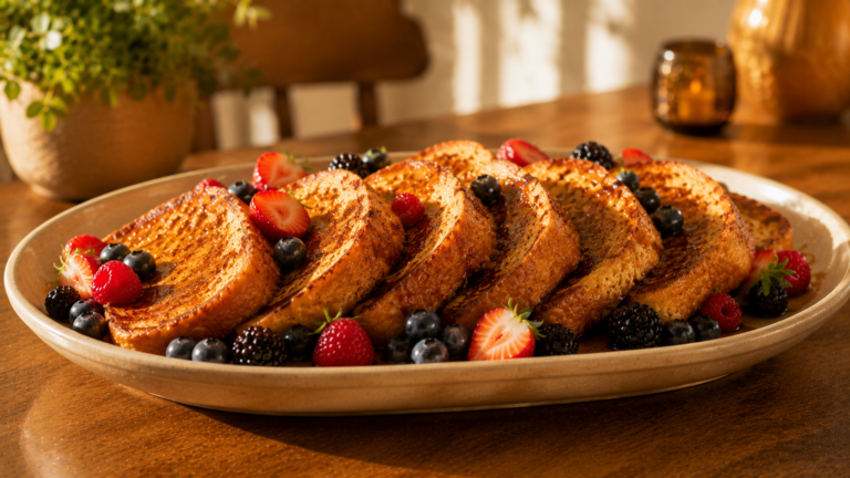 Buttery Brioche French Toast Finished with Nutty Brown Butter