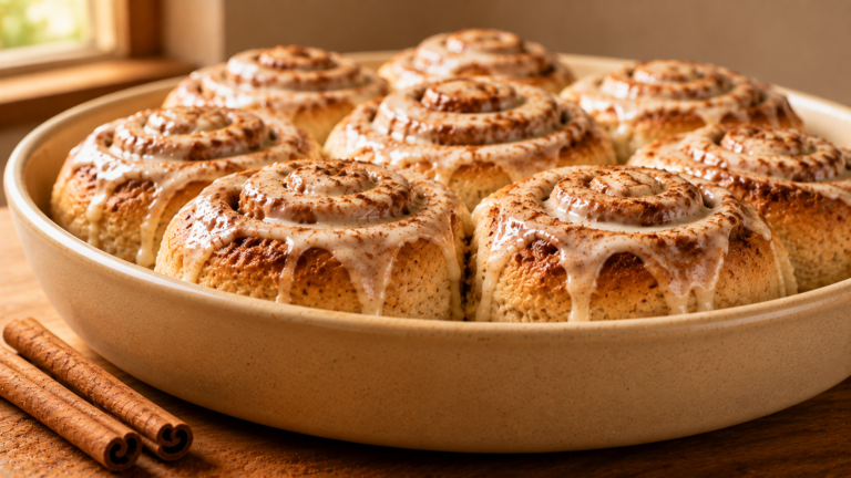 Fluffy Whole Wheat Healthy Cinnamon Rolls with Greek Yogurt Dough