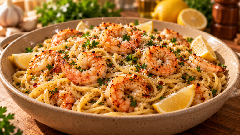 Succulent Garlic Butter Shrimp Pasta for Quick Weeknight Meals