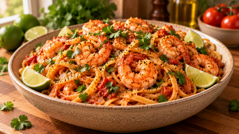 Vibrant Pasta Con Camarones Recipe Ready in Under 30 Minutes